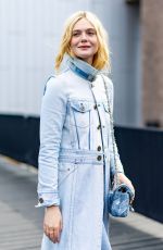 ELLE FANNING Arrives at Coach Show at NYFW in New York City 09/15/2025