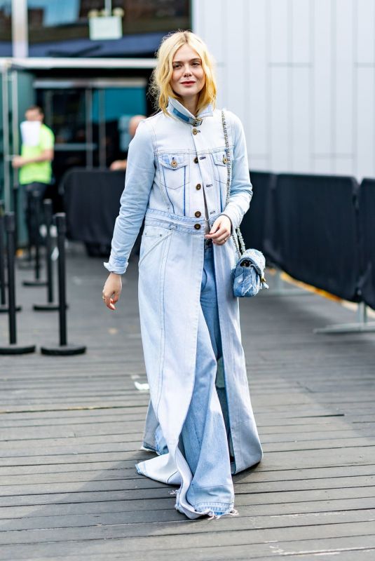 ELLE FANNING Arrives at Coach Show at NYFW in New York City 09/15/2025