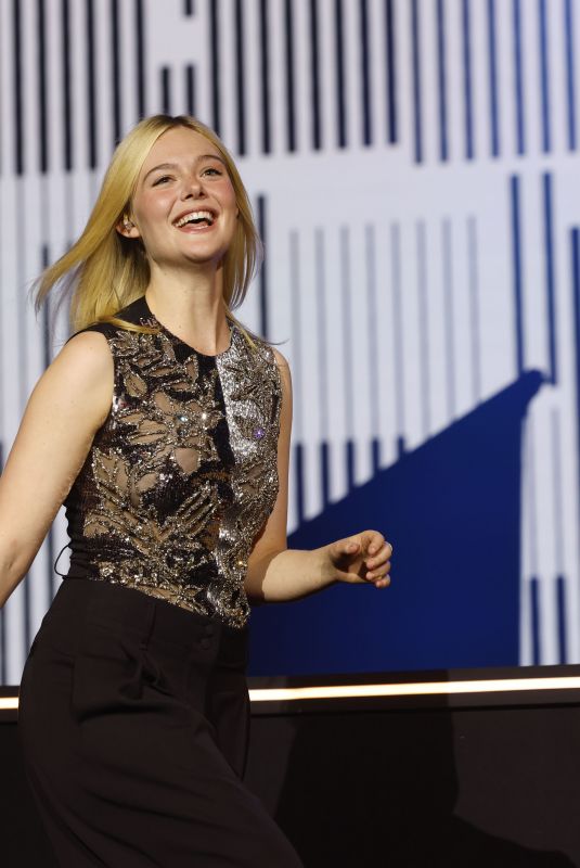 ELLE FANNING at Panel During Last Day of San Diego Comic-Con in Malaga 09/28/2025