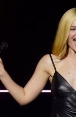 ELLE FANNING at Predator: Badlands Presentation at Comic-Con in Malaga 09/27/2025