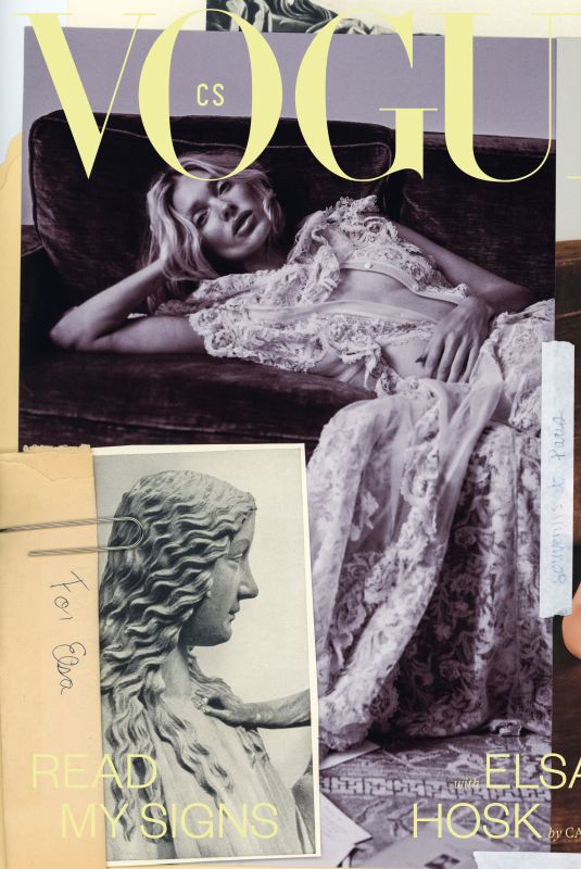 ELSA HOSK for Vogue Czechoslovakia, October 2025