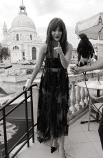 EMILIA JONES - Black and White Photoshoot at Venice Film Festival, August 2025