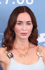 EMILY BLUNT at The Smashing Machine Photocall at 82nd Venice International Film Festival 09/01/2025