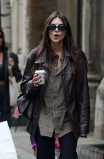 EMILY RATAJKOWSKI Out for Coffee on a Stroll Around Notting Hill in London 09/18/2025