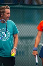 EMMA RADUCANU at a Practice Session Before China Open in Beijing 09/23/2025