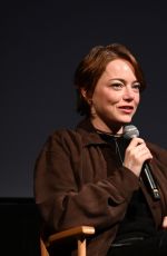 EMMA STONE at a Panel at 2025 Telluride Film Festival 08/30/2025