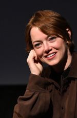 EMMA STONE at a Panel at 2025 Telluride Film Festival 08/30/2025