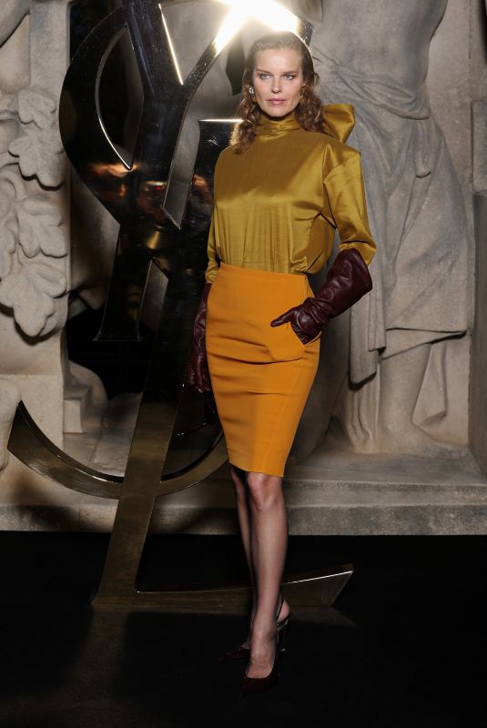 EVA HERZIGOVA at Saint Laurent Womenswear Fashion Show at Paris Fashion Week 09/29/2025