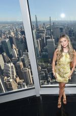 GENEVIEVE HANNELIUS Visits Empire State Building in New York City 09/09/2025