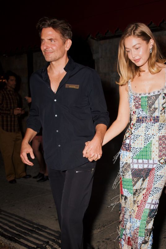GIGI HADID and Bradley Cooper Leaves Vogue NYFW Party in New York 09/14/2025
