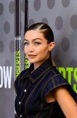 GIGI HADID on the Set of a Maybelline Commercial in SoHo in New York City 09/15/2025