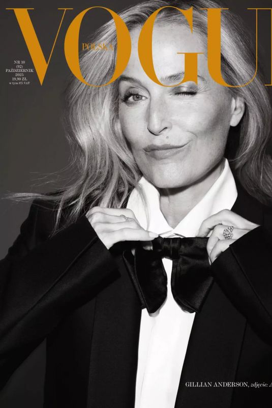 GILLIAN ANDERSON for Vogue Poland, October 2025
