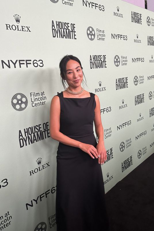 GRETA LEE at A House Of Dynamite Premier at 63rd New York Film Festival 09/29/2025
