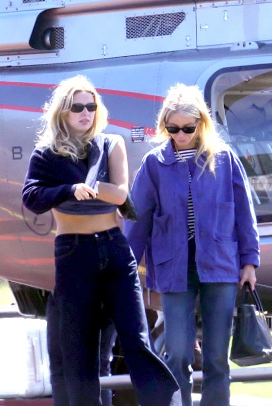 GWYNETH PALTROW Arrives at Hamptons Airport 09/13/2025