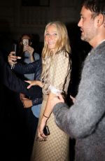 GWYNETH PALTROW Leaves Gucci After-party in Milan 09/23/2025