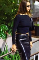 HAILEY BIEBER and ANASTASIA KARANIKOLAOU Leaves Tate Mcrae Concert in Los Angeles 09/26/2025