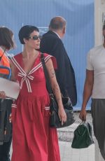 HALSEY Arrives at 82nd Venice International Film Festival in Venice 09/02/2025