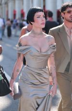 HALSEY Arrives at Hotel Excelsior at 82nd Venice International Film Festival 09/01/2025