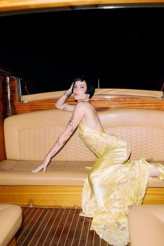 HALSEY at a Photoshhot 09/04/2025