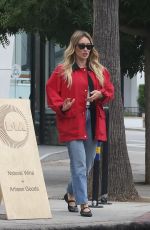 HILARY DUFF Out and About in Los Angeles 09/26/2025