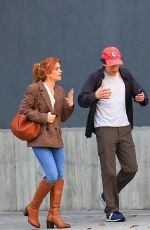 ISLA FISHER and Jesse Eisenberg Leaves Dinner at Matsuhisa in Los Angeles 09/23/2025