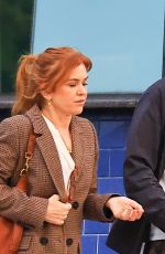 ISLA FISHER and Jesse Eisenberg Leaves Dinner at Matsuhisa in Los Angeles 09/23/2025