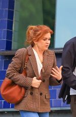 ISLA FISHER and Jesse Eisenberg Leaves Dinner at Matsuhisa in Los Angeles 09/23/2025