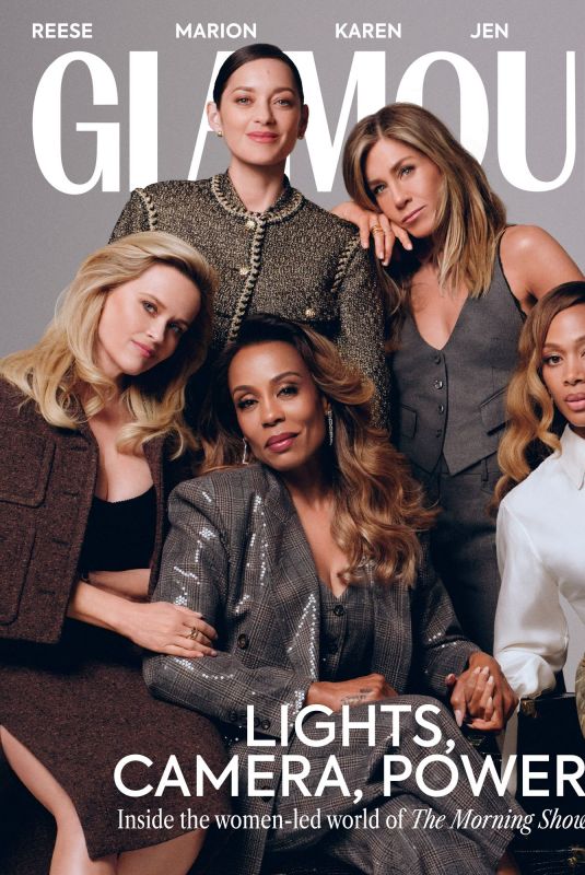 JENNIFER ANISTON, REESE WITHERSPOON, KAREN PITTMAN, MARION COTILLARD and NICOLE BEHARIE for Glamour Magazine, September 2025