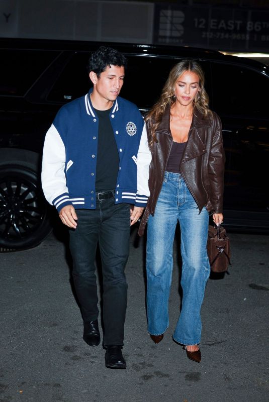 JESSICA ALBA and Danny Ramirez Night Out in New York City 09/16/2025