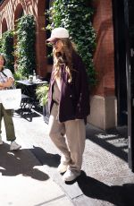 JESSICA ALBA Leaves Mercer Hotel in New York City 09/20/2025