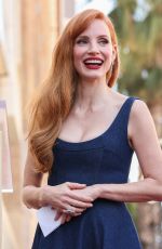 JESSICA CHASTAIN at Her Hollywood Walk of Fame Star Ceremony in Hollywood 09/04/2025