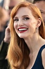JESSICA CHASTAIN at Her Hollywood Walk of Fame Star Ceremony in Hollywood 09/04/2025