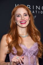 JESSICA CHASTAIN at Kering Foundation