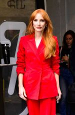 JESSICA CHASTAIN Leaves Live with Kelly And Mark in New York 09/10/2025