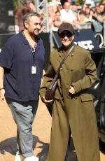JULIETTE BINOCHE Arrives at Maria Cristina Hotel in San Sebastian 09/19/2025