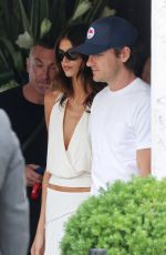 KAIA GERBER and Lewis Pullman Arrives at Hotel Excelsior in Venice 09/02/2025