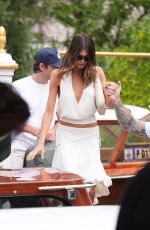 KAIA GERBER and Lewis Pullman Arrives at Hotel Excelsior in Venice 09/02/2025