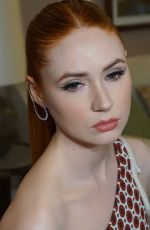 KAREN GILLAN at a Photoshoot, August 2025