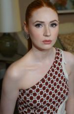 KAREN GILLAN at a Photoshoot, August 2025