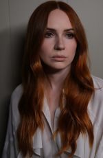 KAREN GILLAN at a Photoshoot, September 2025