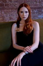 KAREN GILLAN at a Photoshoot, September 2025