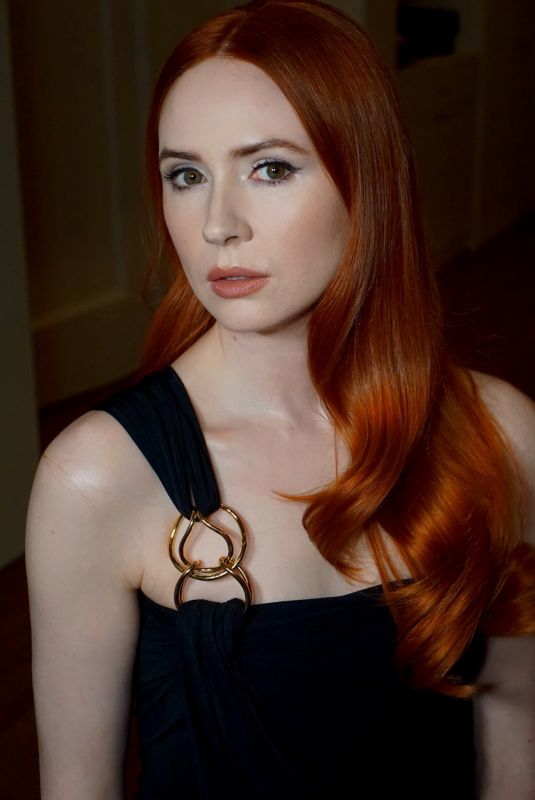 KAREN GILLAN at a Photoshoot, September 2025