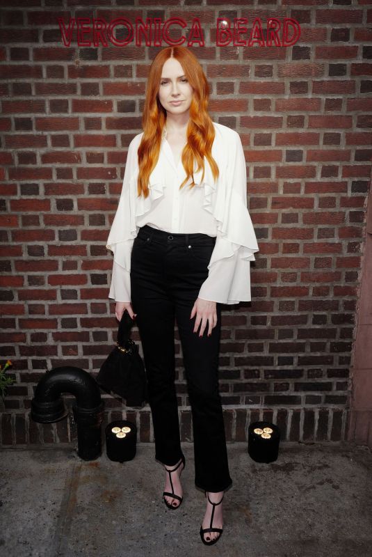 KAREN GILLAN at Veronica Beard’s Icons Party at New York Fashion Week 09/09/2025