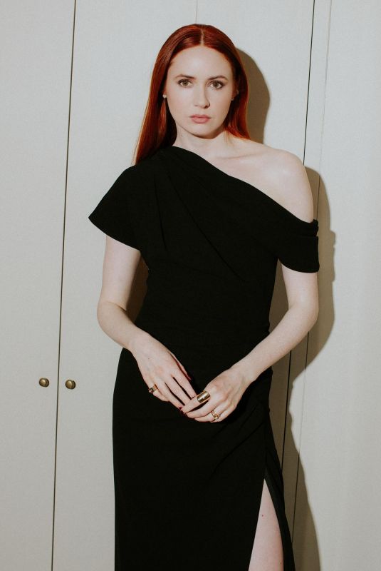 KAREN GILLAN on the Set of a Photoshoot, September 2025