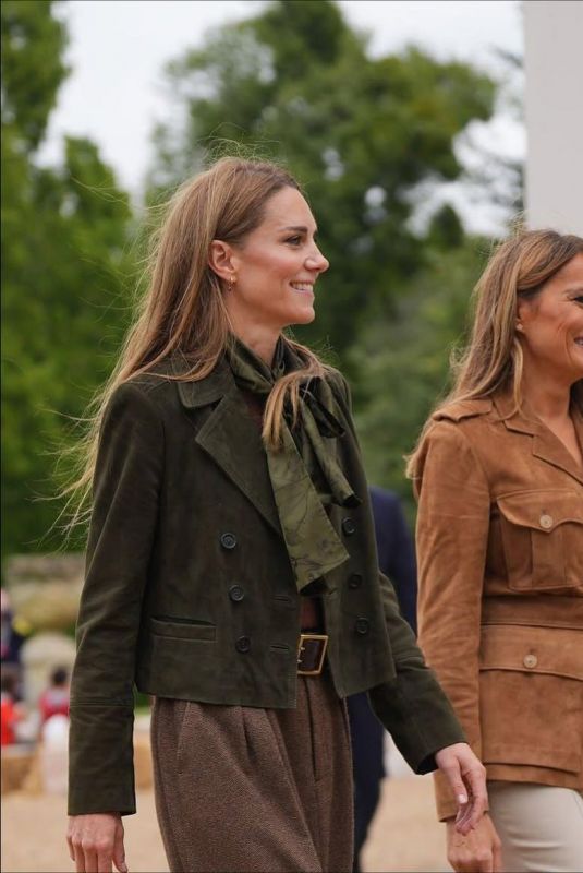 KATE MIDDLETON and MEANIA TRUMP Out at Frogmore Gardens 09/18/2025