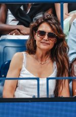 KATIE HOLMES at Novak Djokovic vs. Cameron Norris Game at US Open 2025 in New York City 08/29/2025