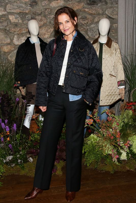 KATIE HOLMES at Tuckernuck X Barbour Celebration at Blue Hill at Stone Barns in New York City 09/18/2025