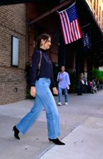 KATIE HOLMES at Veronica Beard