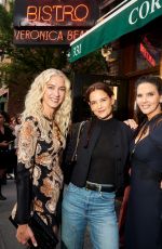 KATIE HOLMES at Veronica Beard