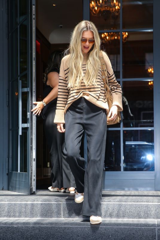 KELSEA BALLERINI Leaves Her Hotel in New York City 09/11/2025